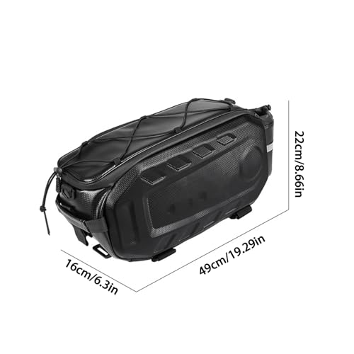 Sacoche arrière de vélo 17L grand volume au design étanche et durable