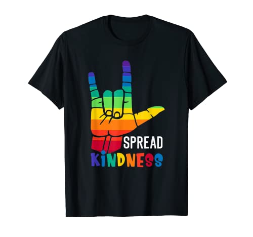 Unity Day 2021 Anti-bullying ASL Langue des signes d'amour T-Shirt