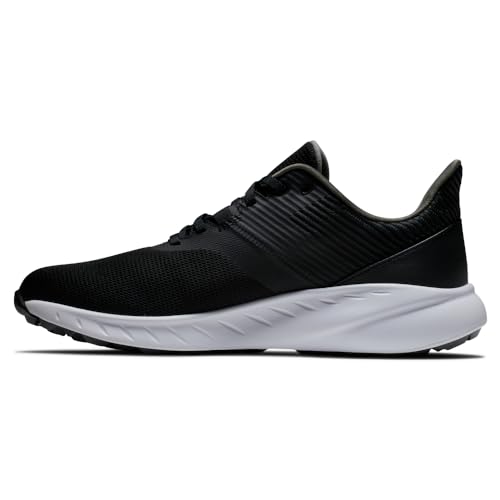 FootJoy Men's FJ Flex Golf Shoe, Black, 9.5 by FootJoy - Image 3