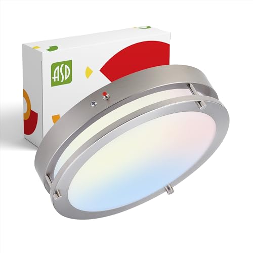 ASD LED 14" Round Flush Mount Lighting, Close to Ceiling