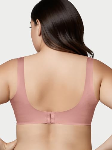Image of Enamor Innovations Invisi Minimizer, Ultra Smooth, Bonded, M-Frame, Women's T-Shirt Bra - Seamless, No-Pinch, No-Dig, Padded, Wirefree, Full Coverage - IO03 (Available in Plus Sizes)
