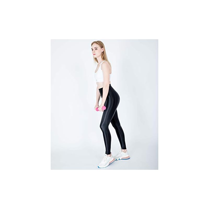 LEOHEX-Activewear-Lustrous-High-Rise-Legging-Womens-Active-Sparkle-Yoga-Leggings-Black-XL