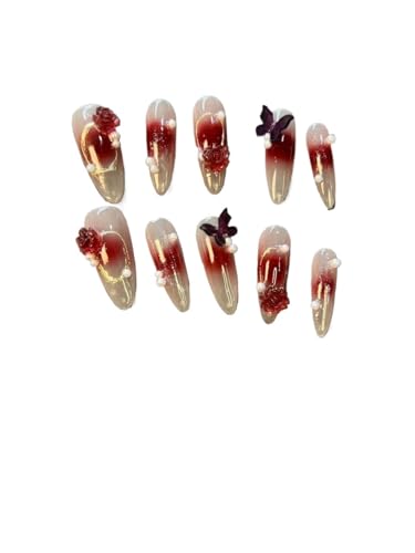 気質強化ネイル、「ハンドネイル」ネイルプレートネイルパッチ学生スパイスガール(10枚パック)(S)