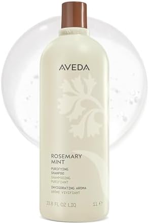 AVEDA Rosemary Mint Purifying Shampoo | Clarifying Shampoo | Gently Removes Buildup, Adds Shine | For Normal to Oily Hair, Fine to Medium Hair Types | Invigorating Aroma| 97% Naturally Derived*
