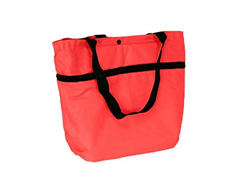 Premium Einkaufstrolley mit Rädern & Stützen (faltbar klappbar wasserabweisend) Shopping Bag Einkaufstasche Räder Tasche… – Bild 4