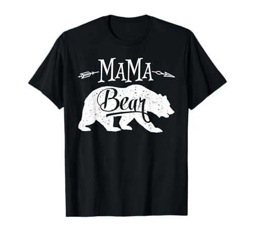 Mama Bear Papa Bear Family T Shirt Passende Paar Geschenke Tee T-Shirt