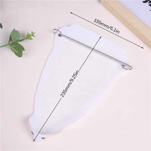 Image of Steam Iron Teflon Shoe Cover - Non Stick Iron Soleplate Protector for Steam Irons, Heat Resistant Iron Shoe Cover for Delicate Fabrics, Prevents Scorching & Shine Marks