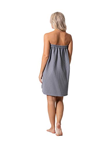 Image of Robe Direct Quick Dry, Lightweight Waffle Spa /Bath Wrap with Adjustable Closure & Elastic Top