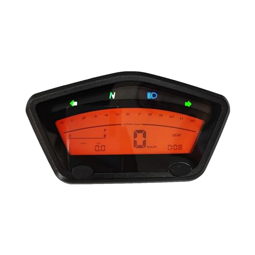 Compteur vitesse numérique 199 KM/H étanche pour tableau de bord moto