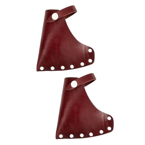 Kisangel 2pcs Outdoor Hatchet Cover Sleeve Protective Case for Hatchet Blade Portable Design for Camping Outdoor Use Material for Enhanced Safety Enthusiasts