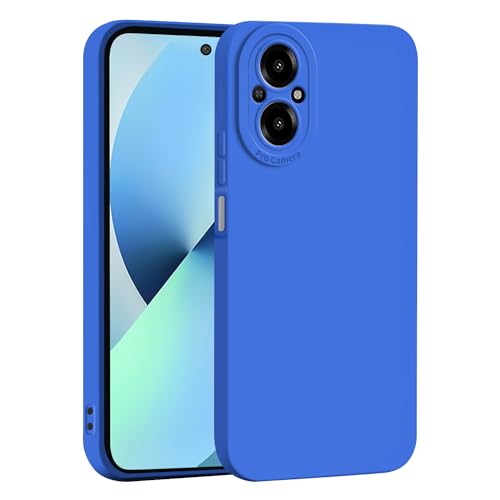 TAUYN Funda para Realme C67 4G, Ultradelgado Silicona Anticaída Carcasa, Suave y Absorbe Impactos, Anti-choques Funda, Azul Oscuro
