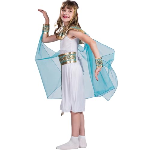 Déguisement Cléopâtre taille L : robe égyptienne de cosplay pour bal et fête d'enfants