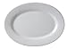 Vertex China ARG-114 Argyle and Catalina Platter, 13-1/4", Porcelain White (Pack of 12)