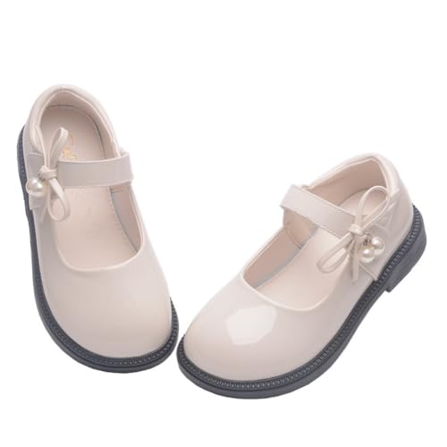 Girl's Mary Jane Flats School Uniform Oxford Wedding Party Black Dress Shoes(Toddler/Little Kid)