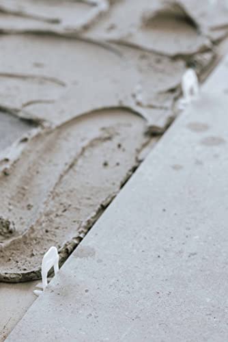 CLIP-IT Fliesenverlegehilfe PRO - 1000 Zuglaschen - 3 mm Fugenbreite - 6-12 mm Fliesenstärke - Flat-Pro Fliesen Nivelliersystem