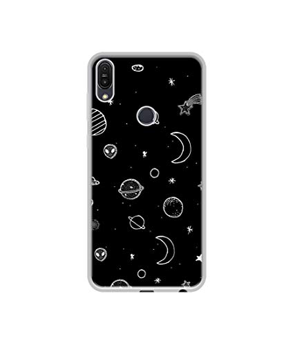 Amazon Brand – Solimo Designer Solar System UV Printed Soft Plastic Back Case Mobile Cover for ASUS Zenfone Max Pro M1, Multicolour