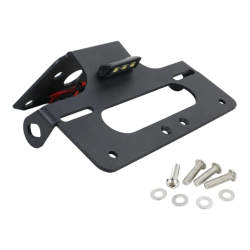 Support Plaque d'immatriculation 400NK Kit Rangement arrière idéal Balades et Sorties Moto