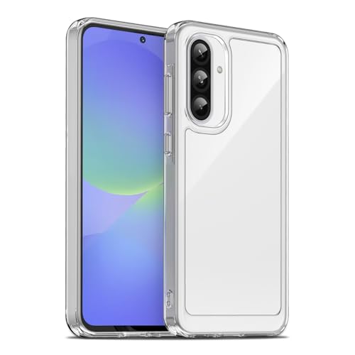 Image of Case for Samsung Galaxy A36 5G, Military Grade Drop Protection Phone Case, Yellowing Resistant, Anti-Scratch Hard PC Back, Shockproof Hard Ultra-Thin Protective Cover, Clear