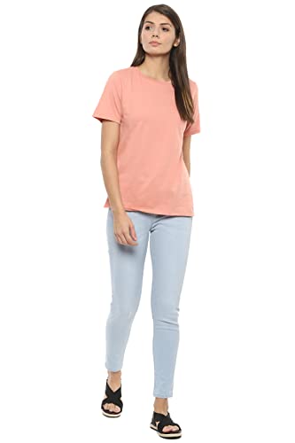 Image of Van Heusen Women's Solid Regular Fit T-Shirt