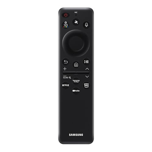 Samsung SolarCell Remote Solar Powered Self-Charging TV Remote Control USB-C Rechargeable Innovative Design Made of Recycled Materials 2025 VG-TM2560EN/ZA Black