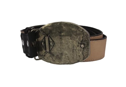 Mens #450 Black Western Cowboy Belt Solid Leather Removable Buckle3