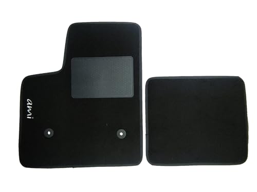 Tapis de voiture pour Ami en moquette noire élégante et sur mesure
