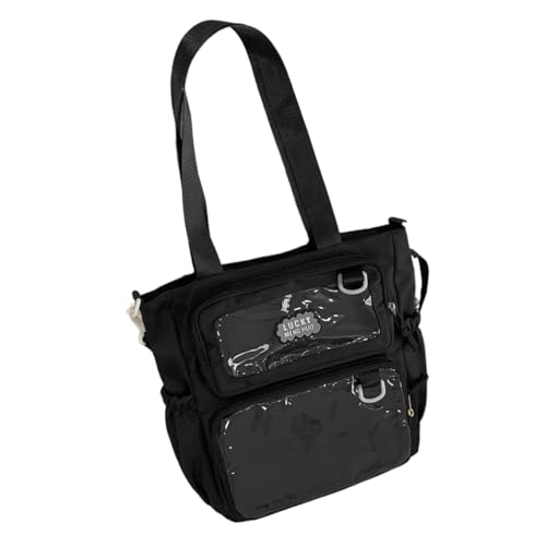 Itabag grand sac à main à fermeture éclair pour l'affichage d'épingles et badges d'écolière