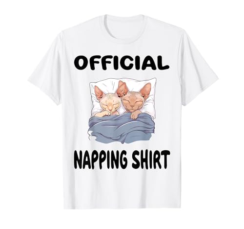 Chemise de nuit officielle Sphynx Cat T-Shirt