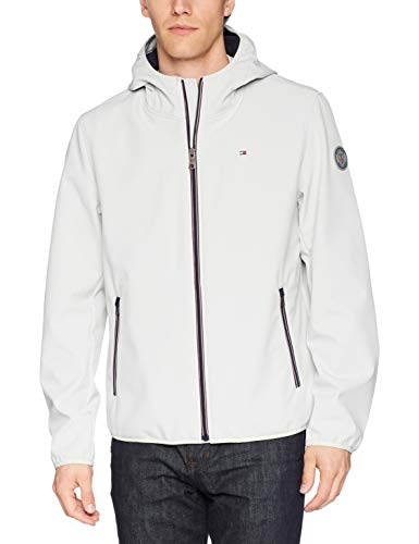 tommy hilfiger men's hooded soft shell jacket