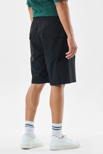 Image of SNITCH Men Casual Shorts | Regular Fit Above Knee Length Textured Design | Premium Nylon Blend & Medium Stretch Fabric for Streetwear & Summer Outings