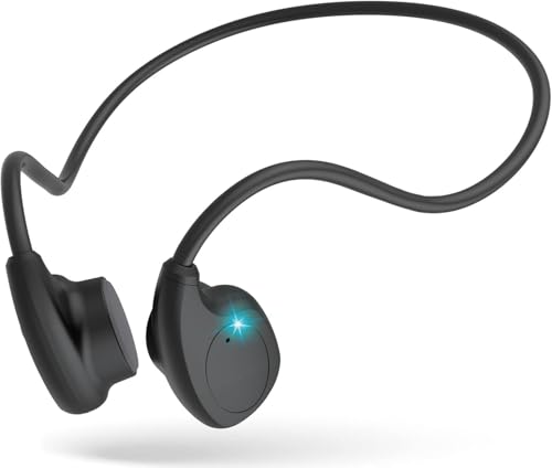 骨伝導イヤホン bluetooth こつでんどう イヤホン bluetooth txzz オープンイヤー 耳を塞がない ワイヤレス ランニング 26g超軽量 Type-C急速充電 通話ノイズキャンセリング 物理ボタン操作 生活防水防汗 こつでんどういやほん スポーツ/アウトドア/通勤（ブラック）の画像