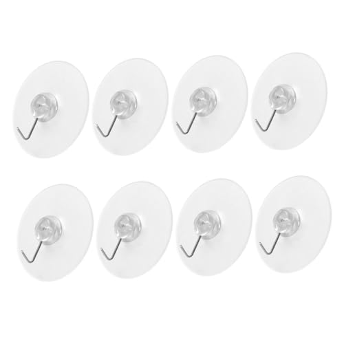 MAGICLULU 8 Piezas Gancho De Ventosa De Vacío Toalleros Para Baños Émbolo Del Fregadero Ganchos Para Baño Abrazaderas Para Toldos Manguera Ganchos Para Ventosas Hundir De Polivinilo