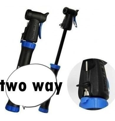 Mini Bomba Manual Telescópica Bicicleta Bico Fino E Grosso