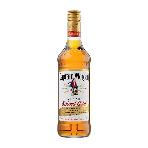 Captain Morgan Original Spiced Gold | Blended Rum |Gewürze und Vanille-Aromen| Karibisches Flair |für Cocktails & Longdrinks | 35% vol | 700ml Einzelflasche |