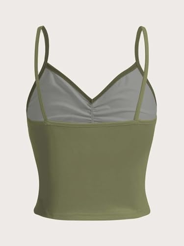 Grunge Cami Top Fairy Punk Top Big Girls Curve Plus Size Women Star Print Ruched Spaghetti Strap High School College3