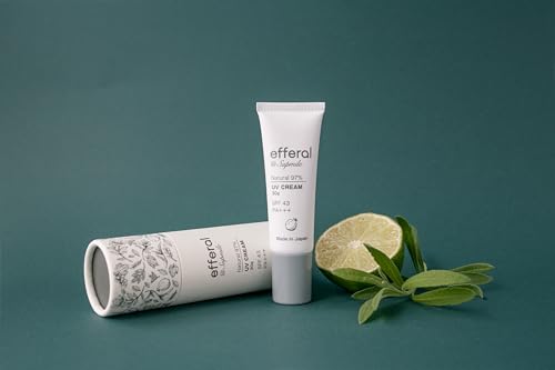 天然植物由来 「エフェラル」 UVケアクリーム 30g 日焼け止め 無添加 エタノールフリー