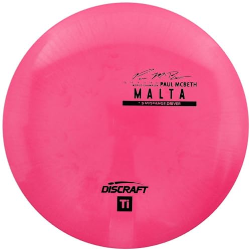 DGA Discraft Limited Edition 2024 Elite Team Paul McBeth Titanium Malta Midrange Golf Disc, 167-169g