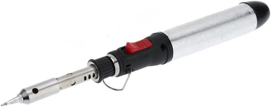 Portable Cordless Flame Butane Tip Tool 4 in 1 Gas Soldering Iron Kit Welding Pen