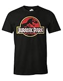 Jurassic Park Men's T-Shirt Logo Black Cotton (S) licensed Jurassic Park T-shirt Kragenform: Rundkragen Kurzarm Verschluss: Anziehen 100 Prozent Baumwolle lizenziert Mehr anzeigen
