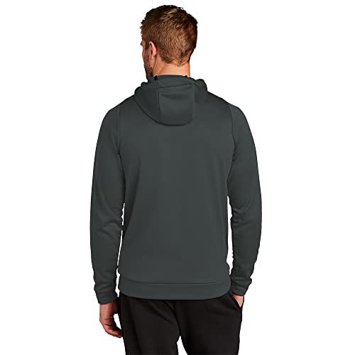 Nike MEN'S THERMA PULLOVER HOODIE (ANTHRACITE/WHITE, XXXX-Large) - Image 3