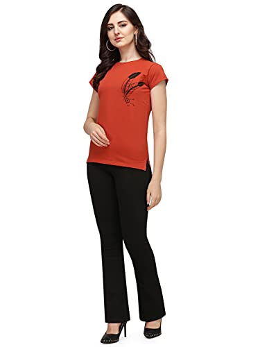 Image of Leriya Fashion Women's Rayon Solid Kurti /Kurta and Bottom Set with Palazzos for Women & Girls