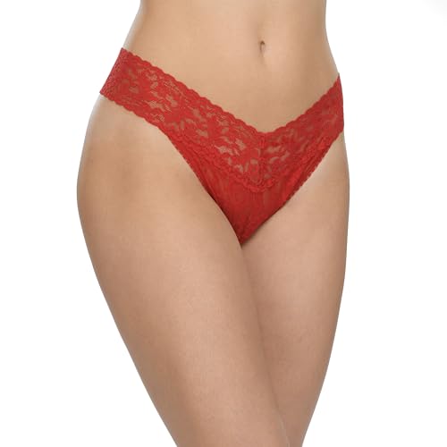 Image of hanky panky - Signature Lace Original Rise Thongs: Essentials Edition | One Size 4-14 | Lace Lingerie Underwear | 3 or 5 Pack