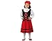 Atosa-32145 Costume da Pastora per Bambina - T, colore: rosso, 7-9 anni (32145)