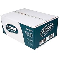 Dispensador Papel Secamanos Sobremesa Toallas de Papel Secamanos en Formato Zig Zag Clim Profesional. Toallas de Papel Absorbente y de Doble Capa. Caja de 3000 unidades