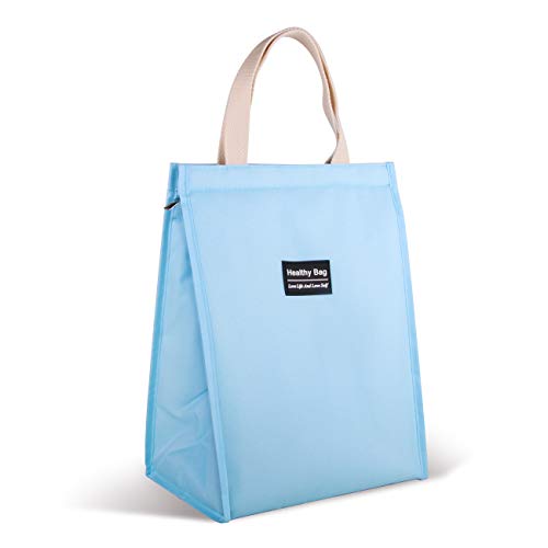 Lunch Bag, BZBRLZ 13L Insulated Lunch Bag Waterproof Adult Lunch Tote Bag For Men or Women, Triple Insulated Material(Sky Blue)
