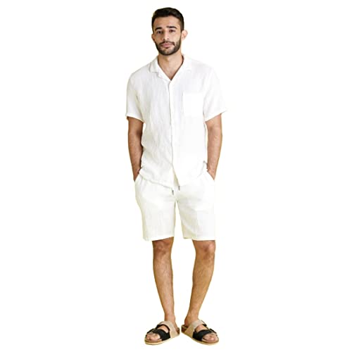 Image of Celio Solid White Short Sleeves Shirts