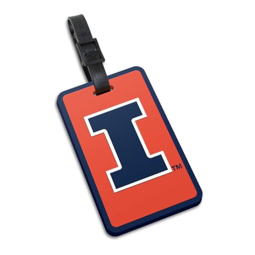 Étiquette de sac Illinois Illini souple Aminco accessoire voyage