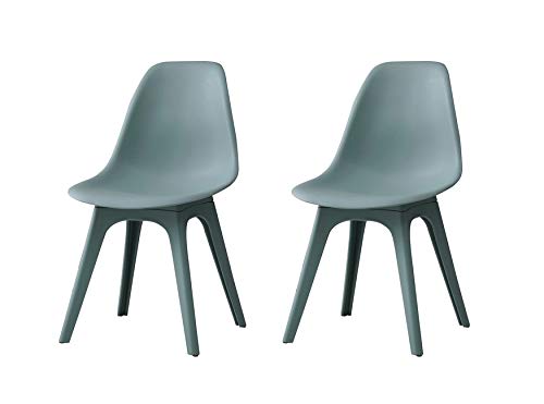 Homemania - Silla Bonita para casa, Oficina, salón, Comedor, Cocina, Mesa, Juego de 2 Unidades