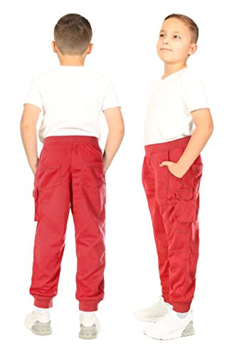 Gioberti Kids and Boys Jogger Track Sweatpants with Ribbed Cuff Leg2