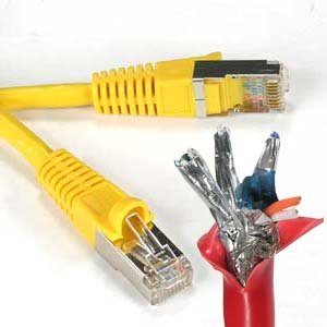 Cable Patch Cat6 10 ft SSTP amarillo miniatura 1